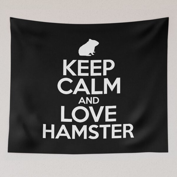 Item preview, Keep Calm And Love Hamster designed and sold by FerrenSmall.
