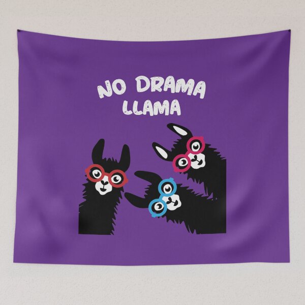 Item preview, Llama Glama - Funny No Drama Llama Essential t-shirt  - South American Camelid designed and sold by happygiftideas.