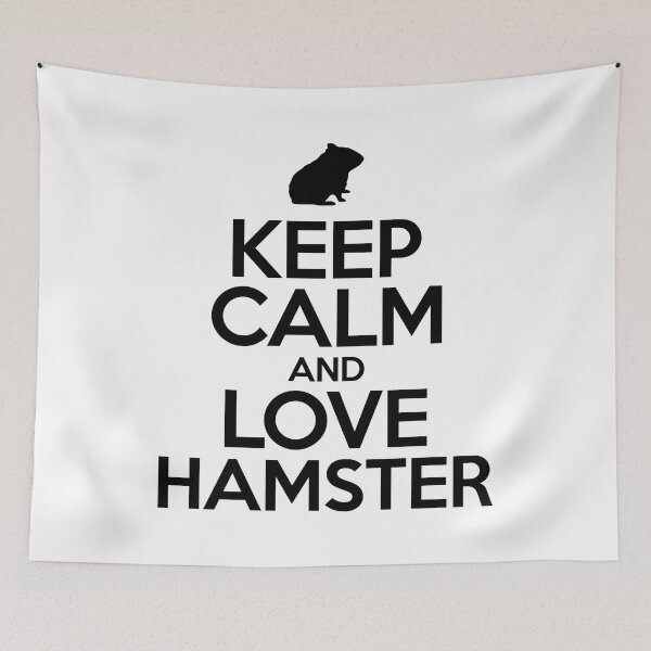 Item preview, Keep Calm And Love Hamster designed and sold by FerrenSmall.