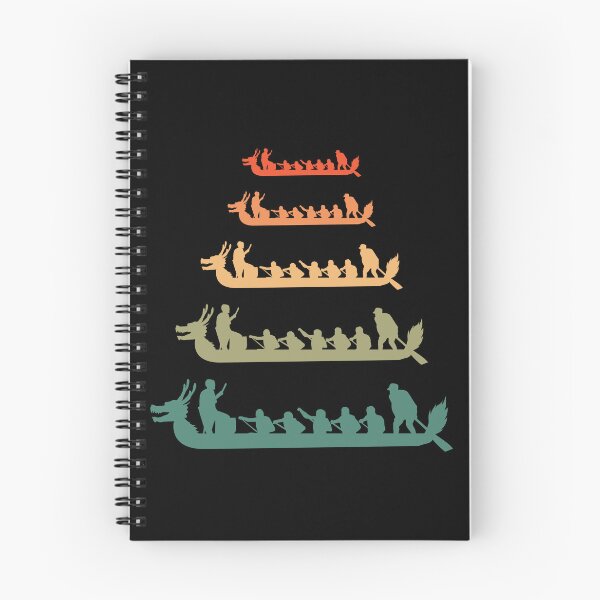 Item preview, Vintage Retro Dragon Boat Racing Crew Paddlers Water Sports designed and sold by CuteDesigns1.