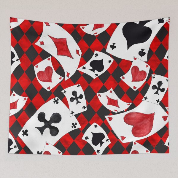 Item preview, Abstract falling playing cards designed and sold by FGCART.