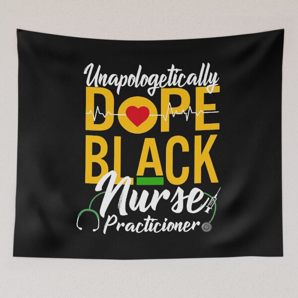 Item preview, Unapologetically Dope Black Nurse Practitioner RN Gift designed and sold by GardNewerd.