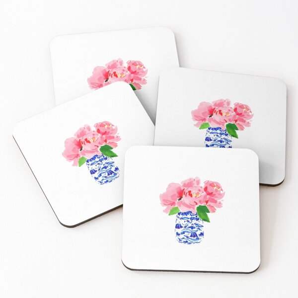 Item preview, Preppy Hydrangeas in Ginger Jar designed and sold by Preppy Positivity.