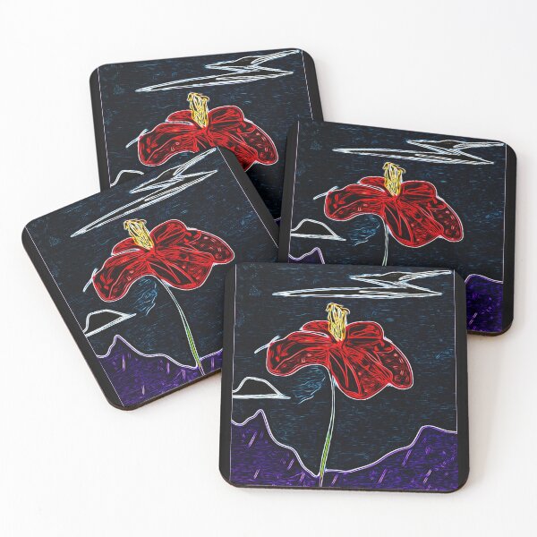 Item preview, Night Flower V (Neon Storm) designed and sold by JohnnyArtPavlou.