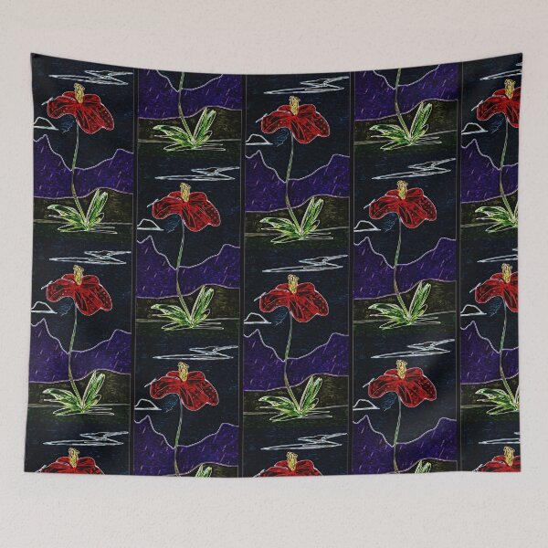Item preview, Night Flower V (Neon Storm) designed and sold by JohnnyArtPavlou.