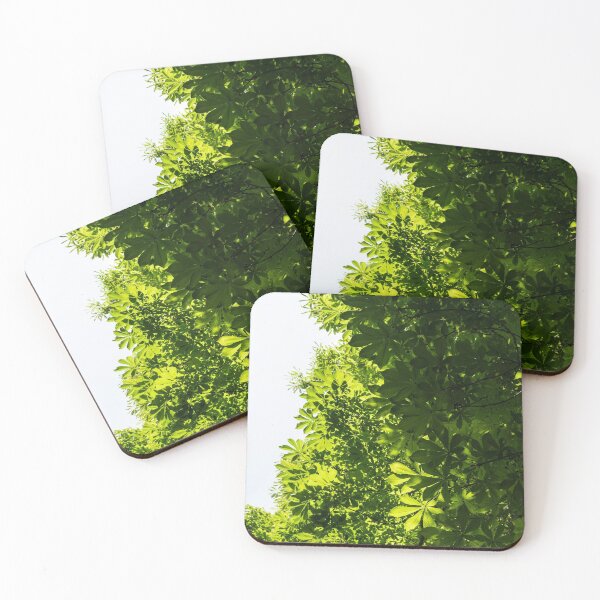 Item preview, More Than Sixty Shades Of Green - Sunlit Chestnut Leaves Patterns - Vertical Right One designed and sold by Georgia Mizuleva.
