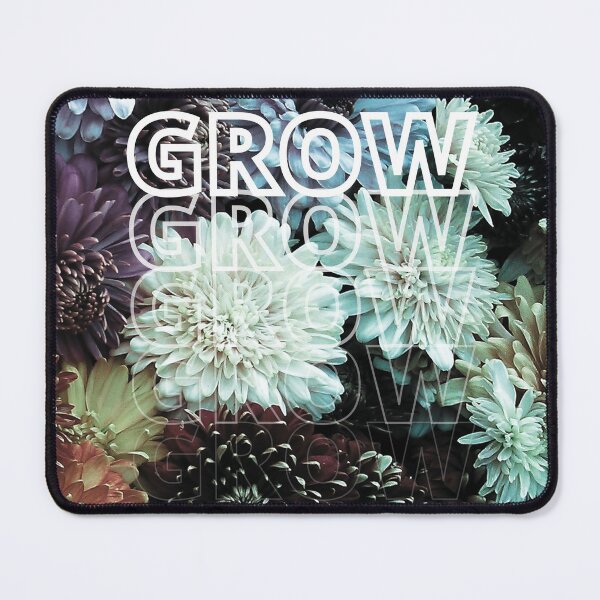 Item preview, GROW (above) - Cool Tinted Flowers, Floral Background designed and sold by AliceSLee.