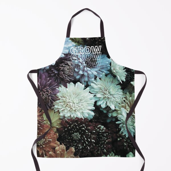 Item preview, GROW (above) - Cool Tinted Flowers, Floral Background designed and sold by AliceSLee.