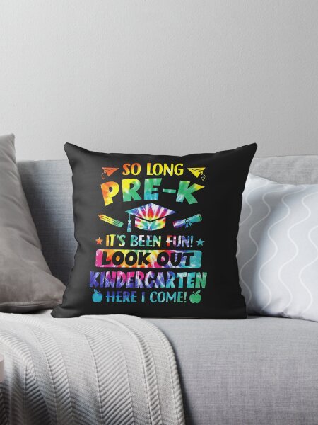 Vista previa del artículo con la obra «Hasta luego Pre-K Kindergarten Aquí vengo Graduación Juventud», diseñado y vendido por AdamhollandShop.