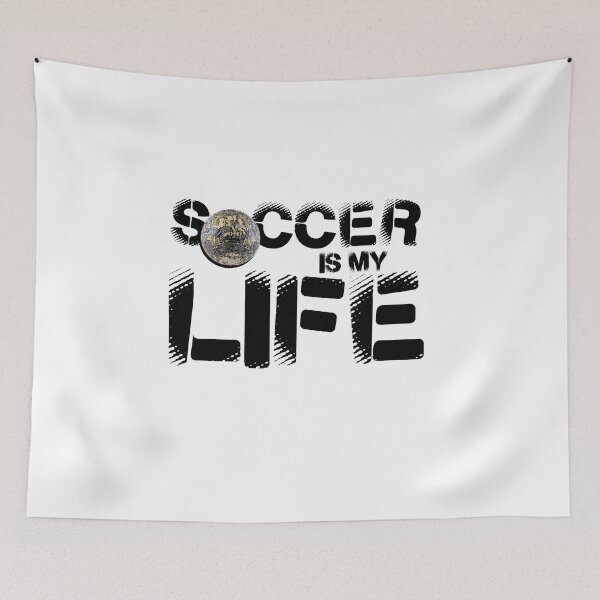Item preview, Soccer is my life designed and sold by DabGraphic.