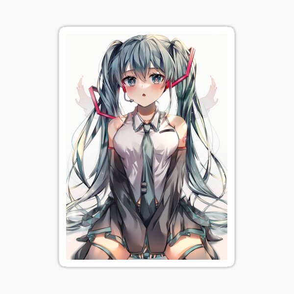 Hatsune Miku Cute Sticker For Sale By Lindabradencz Redbubble 6168