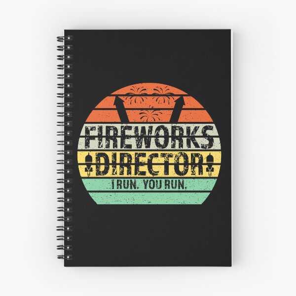 Item preview, Fireworks Director If I Run You Run, Sunset Vintage 4th of July Retro Independence Day Tshirt designed and sold by PrintOfi.