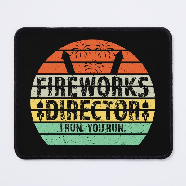 Item preview, Fireworks Director If I Run You Run, Sunset Vintage 4th of July Retro Independence Day Tshirt designed and sold by PrintOfi.