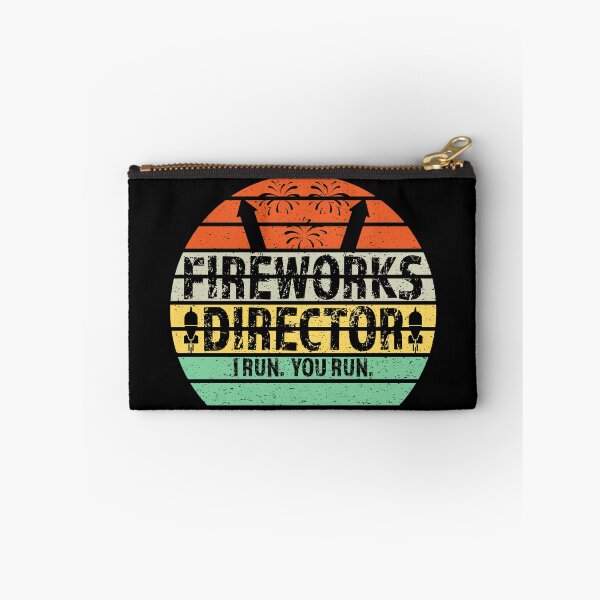 Item preview, Fireworks Director If I Run You Run, Sunset Vintage 4th of July Retro Independence Day Tshirt designed and sold by PrintOfi.