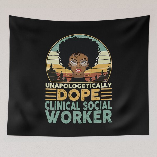 Item preview, Unapologetically Dope Clinical Social Worker For Black Nurse designed and sold by GardNewerd.