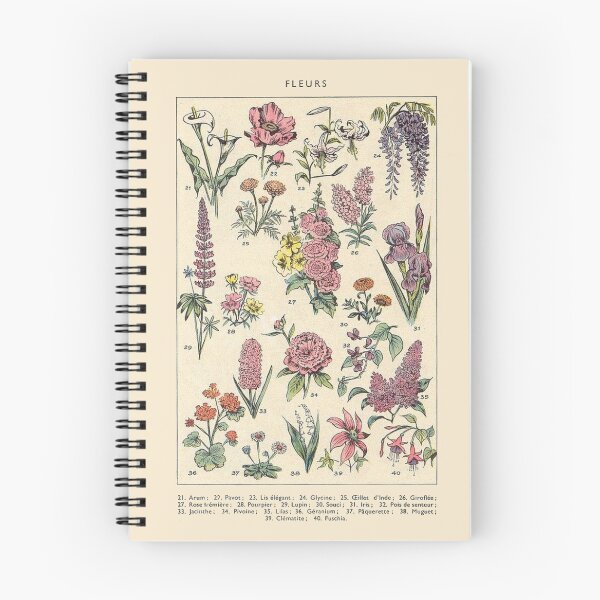 Item preview, Les Sciences Appliquées (Flowers) | Vintage Encyclopedia  designed and sold by anthologies.