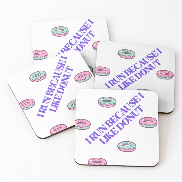 Item preview, I Run Because I like Donut designed and sold by Tishndco.
