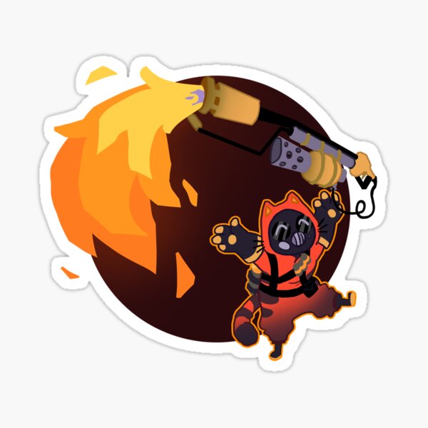 Aperçu de l'œuvre Chat Pyro créée et vendue par Tundra9.