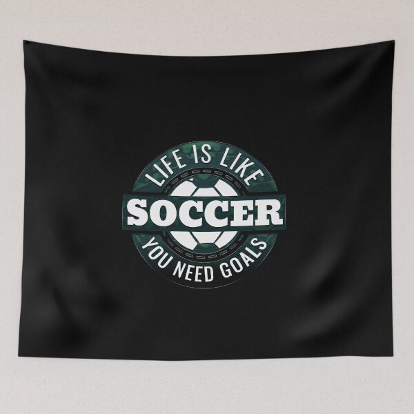 Item preview, Life is Soccer designed and sold by DabGraphic.