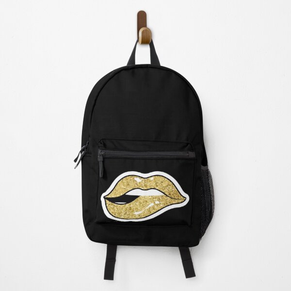 Item preview, Abstract gold lips. Open Mouth with color paint flow. designed and sold by paolboa.