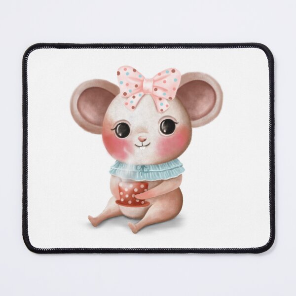 Item preview, Hot chocolate lover mouse designed and sold by Fundartcreative.