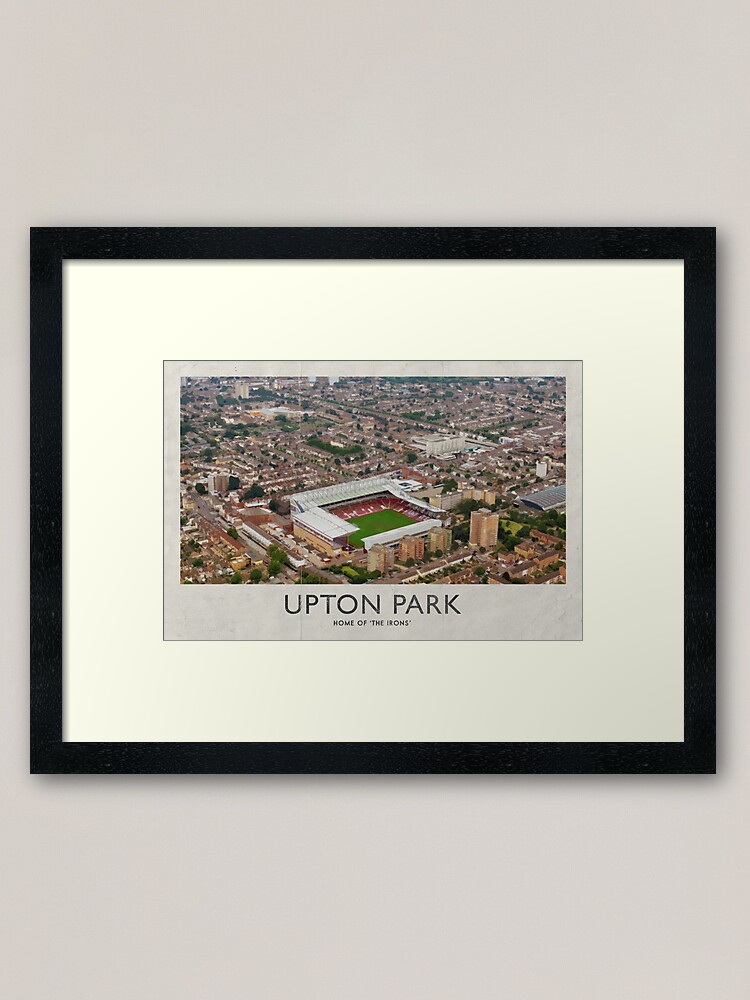 Alternate view of Vintage Football Grounds - Upton Park (West Ham United FC) Framed Art Print
