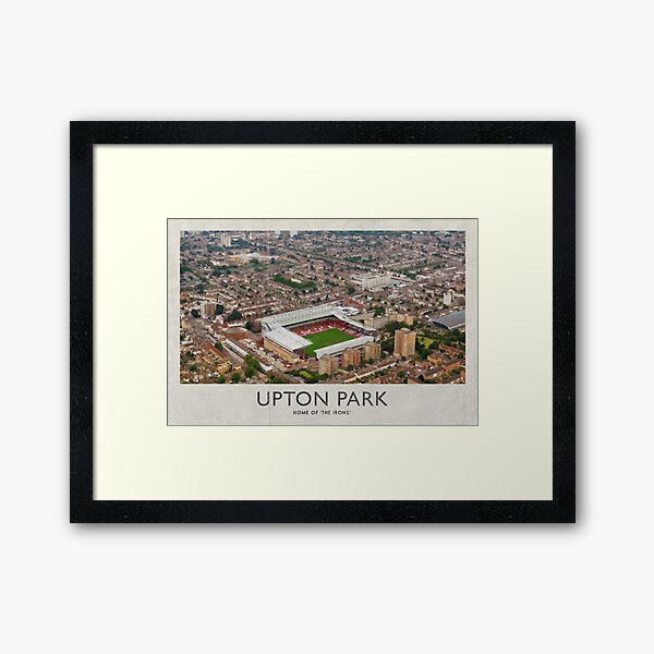 Vintage Football Grounds - Upton Park (West Ham United FC) Framed Art Print
