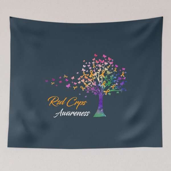 Item preview, RSD CRPS Awareness Ribbon Tree designed and sold by mongandkoo.