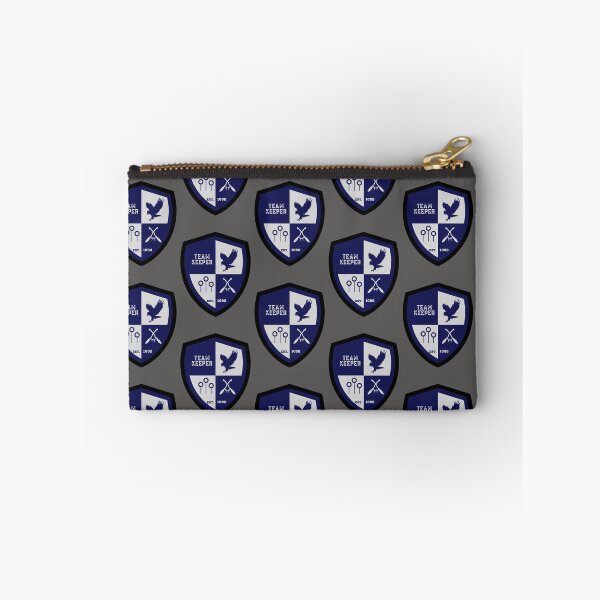 Item preview, Team Keeper Blue and Gray Eagle Crow designed and sold by AlexWolfDesigns.