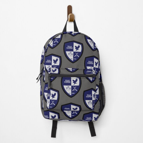Item preview, Team Keeper Blue and Gray Eagle Crow designed and sold by AlexWolfDesigns.