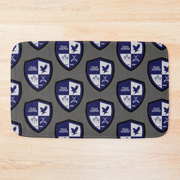 Item preview, Team Keeper Blue and Gray Eagle Crow designed and sold by AlexWolfDesigns.