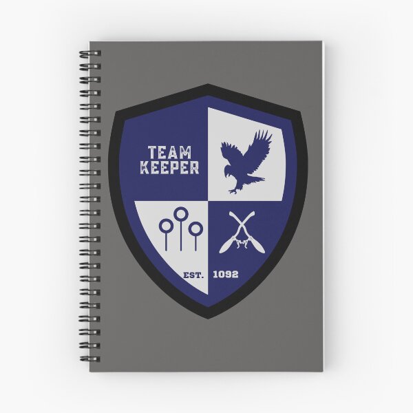 Item preview, Team Keeper Blue and Gray Eagle Crow designed and sold by AlexWolfDesigns.