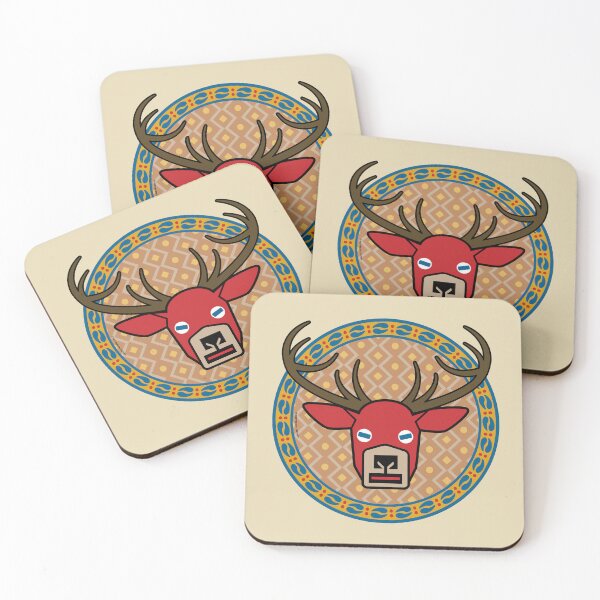 Item preview, Regal Red Stag Shield designed and sold by Mindscaping.