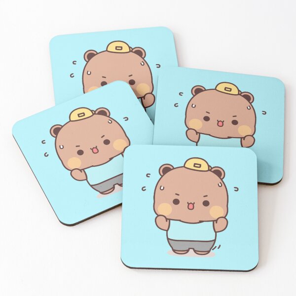 Item preview, Cute Dudu Is Doing Exercise With Bubu designed and sold by gingersweet.