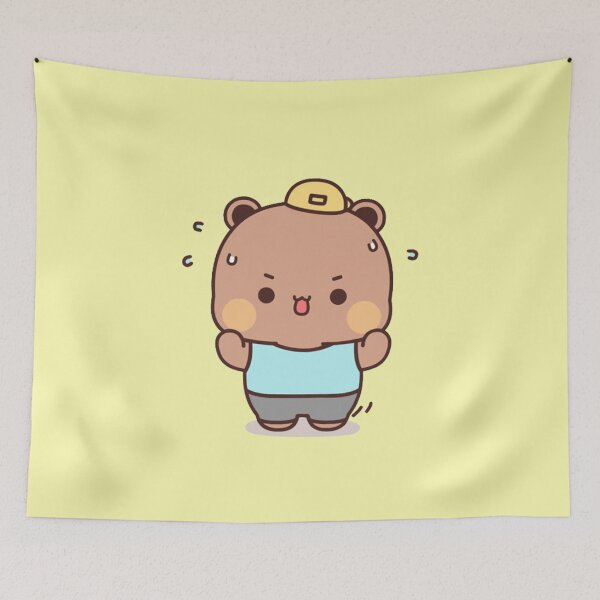 Item preview, Cute Dudu Is Doing Exercise With Bubu designed and sold by gingersweet.
