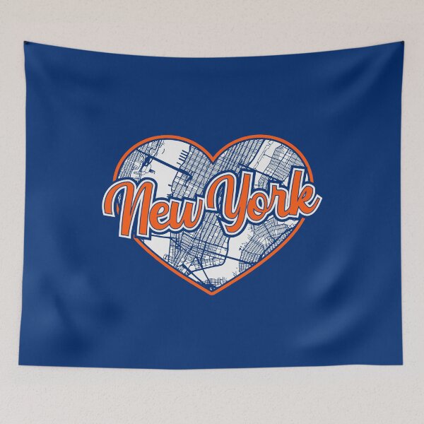 Item preview, Love New York Baseball Hockey Heart NY City Map designed and sold by pixeljamz.