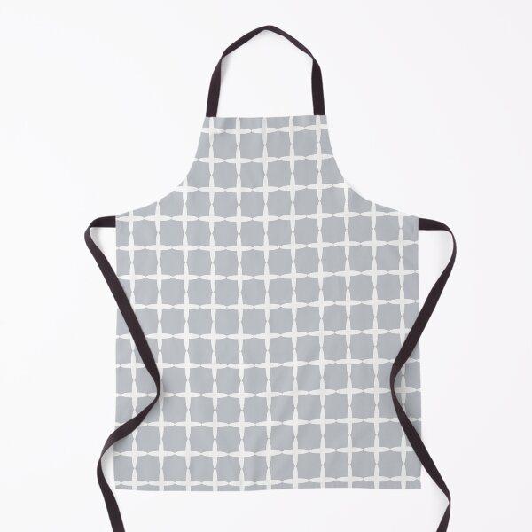 Item preview, White Crosses and Icy Gray Squares designed and sold by burbankdesigns.