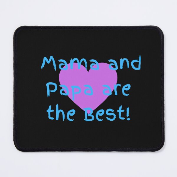 Item preview, Mama and Papa are the Best! designed and sold by POSITIVE4EVA.