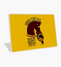 Horse eats hat Laptop Skin