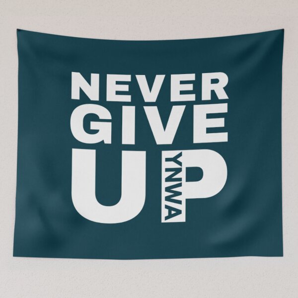 Item preview, Never Give Up YNWA - Liverpool FC   designed and sold by BBSportsArta.