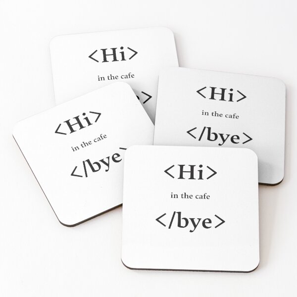 Item preview, Hi bye in the caffe designed and sold by Posterineye.