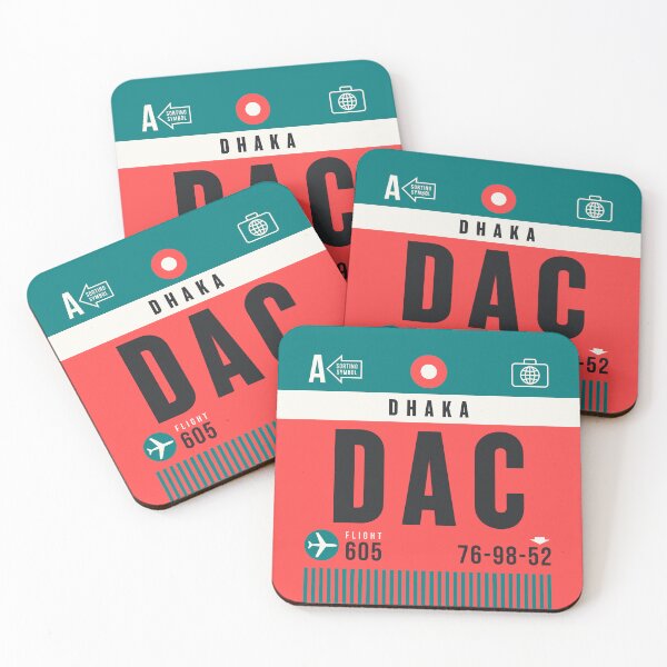 Item preview, Luggage Tag A - DAC Dhaka Bangladesh designed and sold by VoodooCircus.