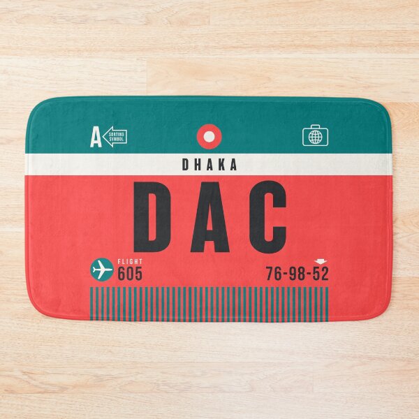 Item preview, Luggage Tag A - DAC Dhaka Bangladesh designed and sold by VoodooCircus.