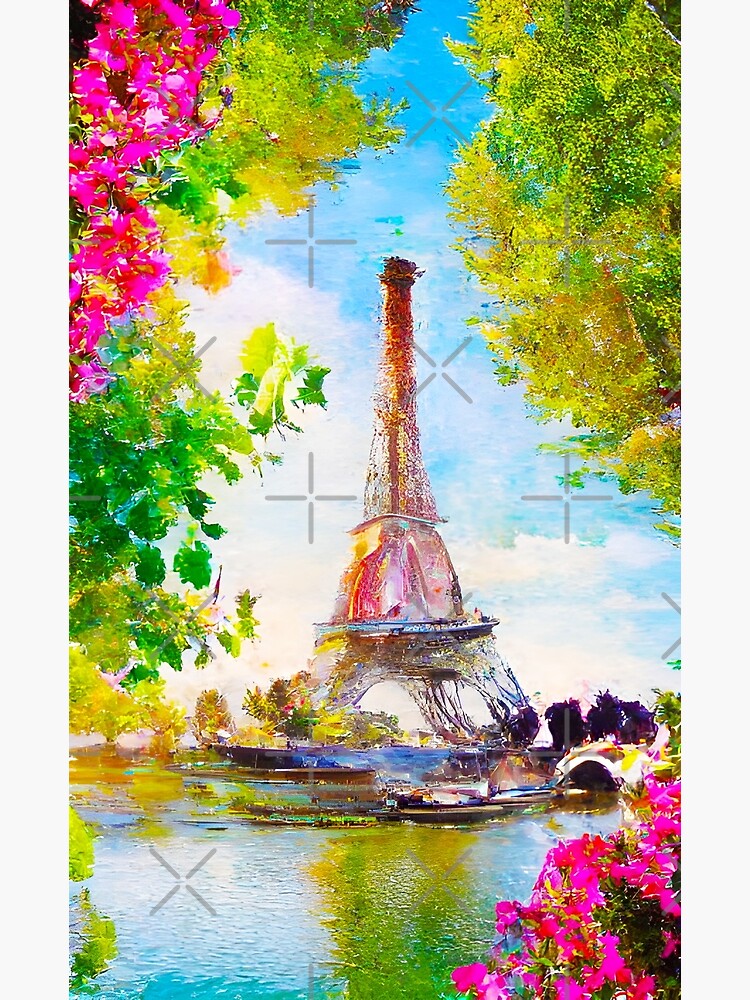 Disover Eiffel Tower Premium Matte Vertical Poster