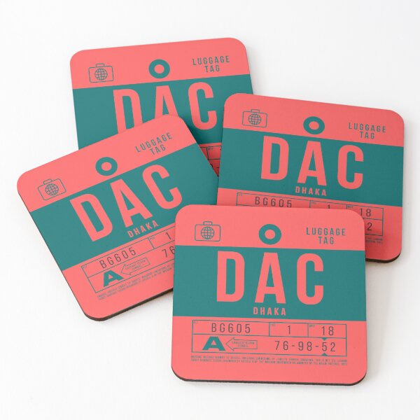 Item preview, Luggage Tag B - DAC Dhaka Bangladesh designed and sold by VoodooCircus.