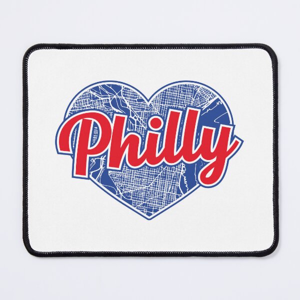 Item preview, Love Philadelphia Baseball Basketball Heart Philly City Map designed and sold by pixeljamz.