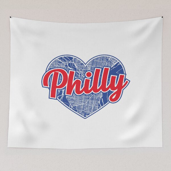 Item preview, Love Philadelphia Baseball Basketball Heart Philly City Map designed and sold by pixeljamz.