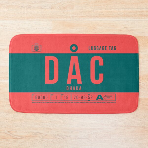 Item preview, Luggage Tag B - DAC Dhaka Bangladesh designed and sold by VoodooCircus.