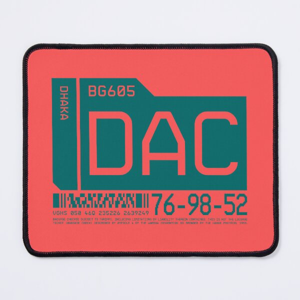 Item preview, Luggage Tag C - DAC Dhaka Bangladesh designed and sold by VoodooCircus.