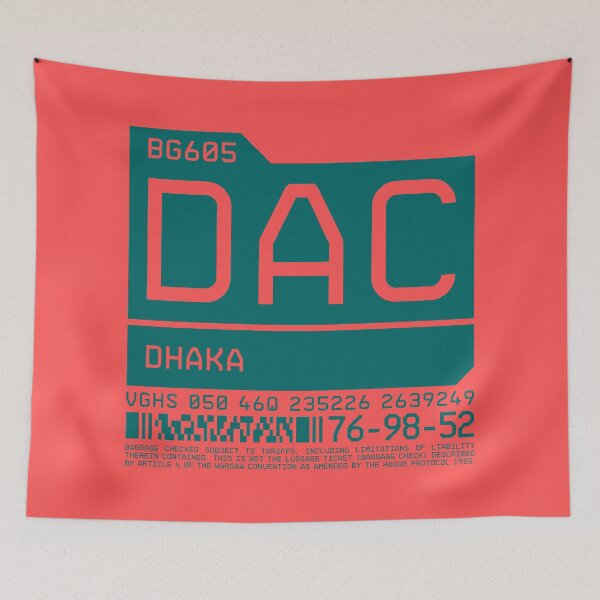 Item preview, Luggage Tag C - DAC Dhaka Bangladesh designed and sold by VoodooCircus.